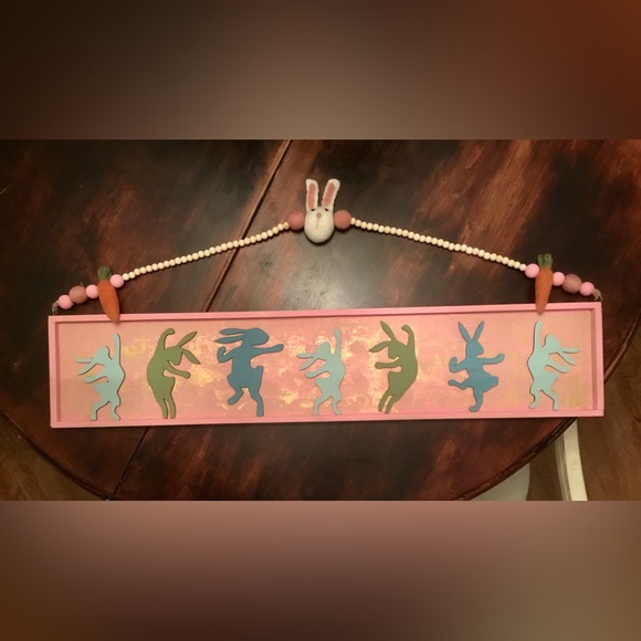 Other - Bunny picture,bunnies,carrots ,Easter,Bunny,baby 26x6 custom,Easter,Babies room